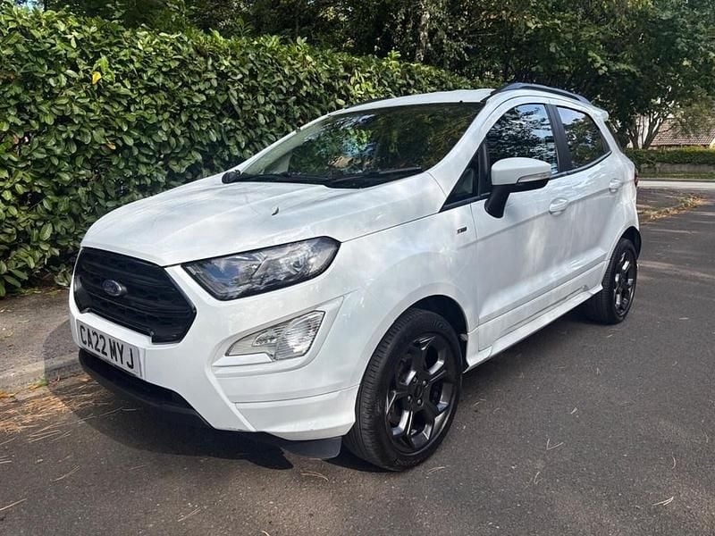 White Used 2022 Ford Ecosport ST-Line SUV | £8,295 (Good price) - Image 1/4
