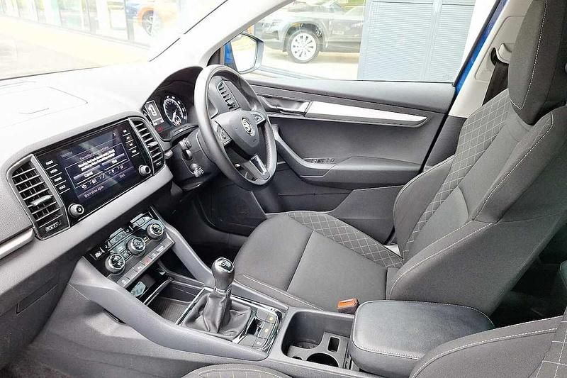Used Skoda Karoq SE Technology 115 HP (84 kW) 2020 Energy blue SUV