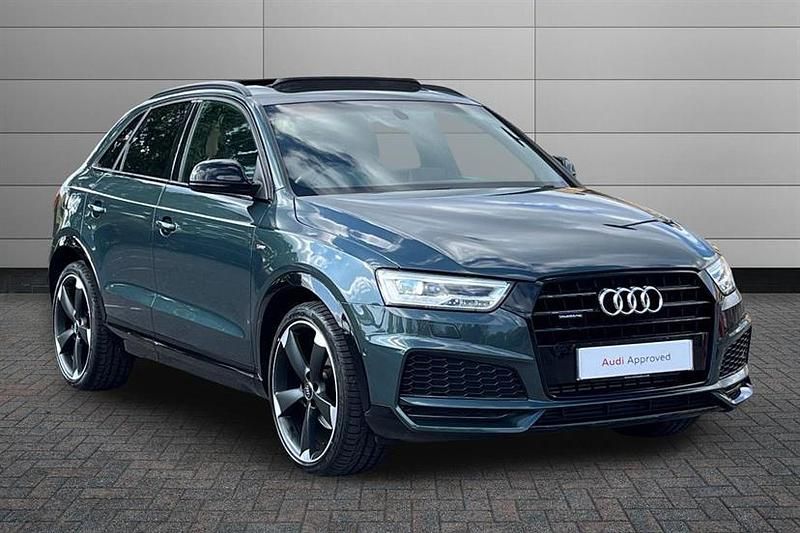 Used Audi Q3 Black Edition 180 HP (132 kW) 2018 Green SUV