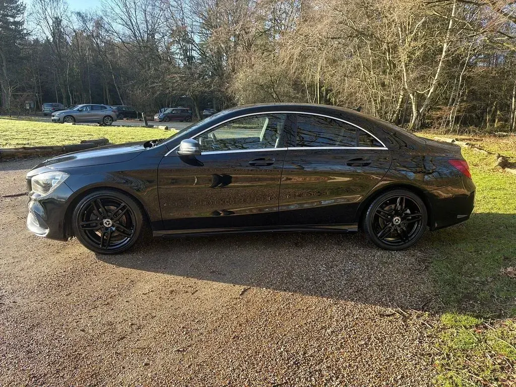 Used Mercedes CLA200 AMG line 2019 Black Coupe