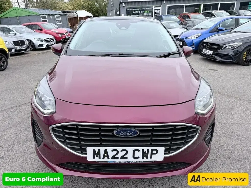 Used Ford Fiesta Titanium 123 HP (90 kW) 2022 Red Hatchback