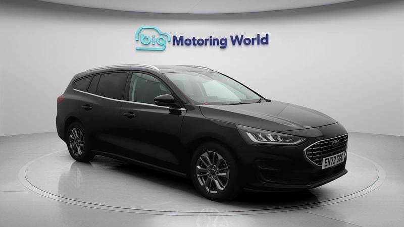 Black Used 2022 Ford Focus Titanium Estate | £15,800 (Fair price) - Image 1/4