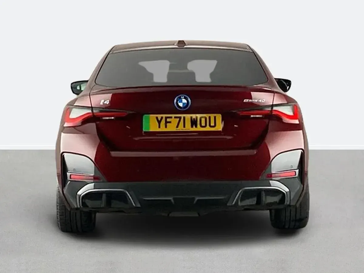 Used BMW i4 M Sport 250 kW (340 HP) 2021 Red Sedan