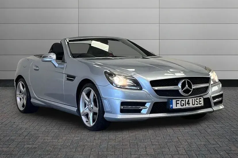 Used Mercedes SLK250 AMG 201 HP (147 kW) 2014 Silver Cabriolet