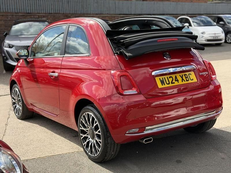 Used Fiat 500C S 70 HP (51 kW) 2024 Passadble red Cabriolet