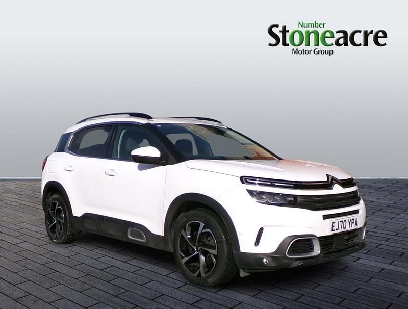 White Used 2021 Citroën C5 PureTech SUV | £12,780 (Good price) - Image 1/4