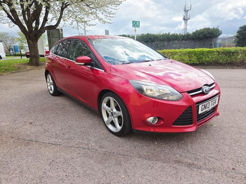 Used Ford Focus Titanium 2013 Red Hatchback