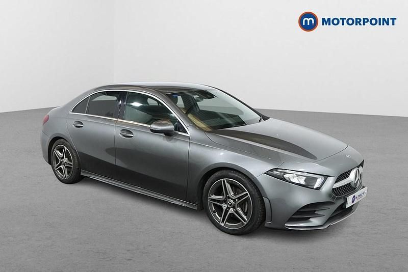 Grey Used 2019 Mercedes A200 AMG line Sedan | £18,099 (Fair price) - Image 1/4