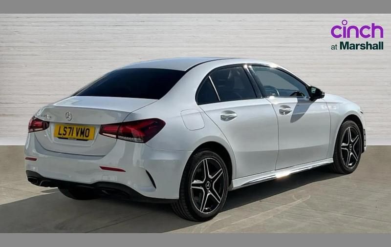 Used Mercedes A250 AMG line 214 HP (157 kW) 2021 White Sedan