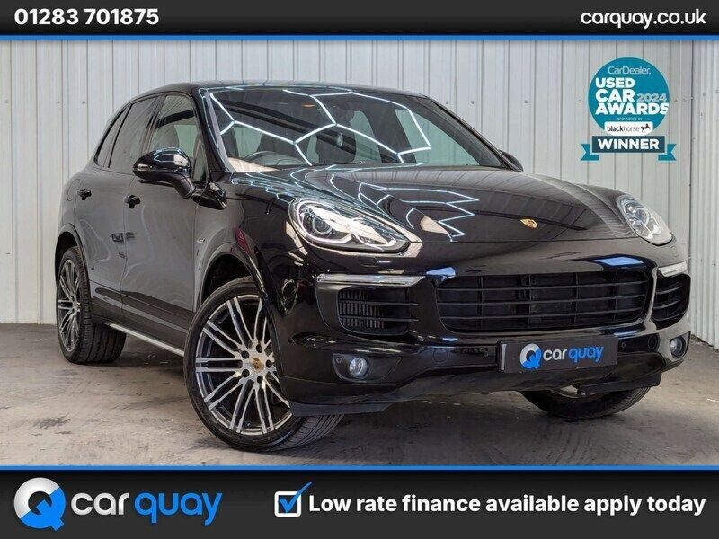 Black Used 2017 Porsche Cayenne Platinum Edition SUV | £20,995 (Fair price) - Image 1/4