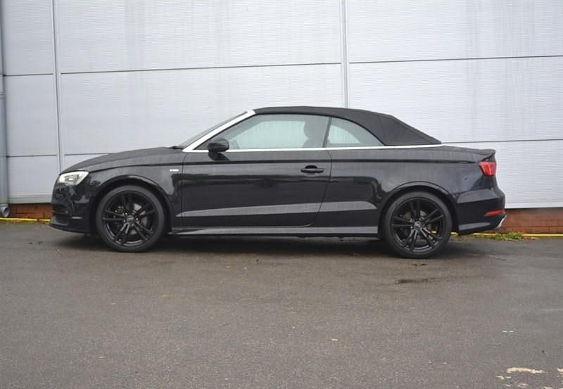 Used Audi Cabriolet S-Line 150 HP (110 kW) 2016 Mythos black Cabriolet