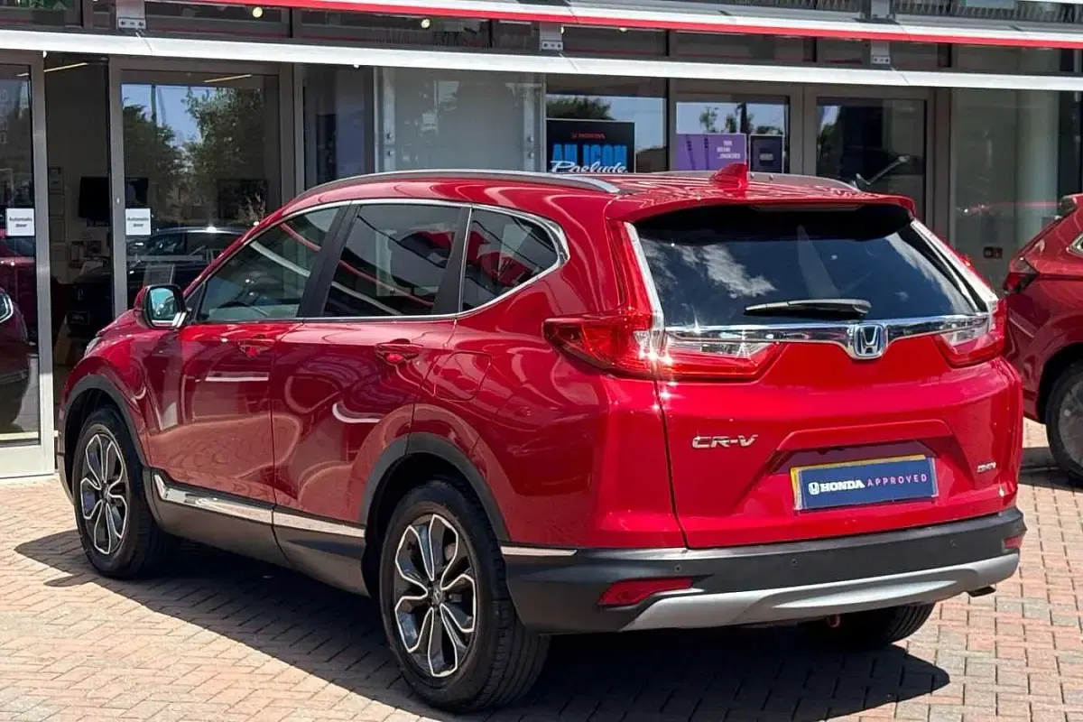 Used Honda CR-V Hybrid 184 HP (135 kW) 2021 Premium crystal red SUV
