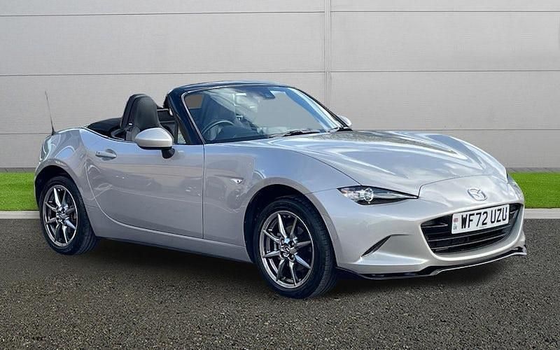 Silver Used 2022 Mazda MX5 Inclusive Cabriolet | £19,495 (Fair price) - Image 1/4