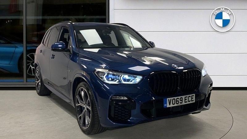 Used BMW X5 M Sport 261 HP (191 kW) 2019 Blue SUV