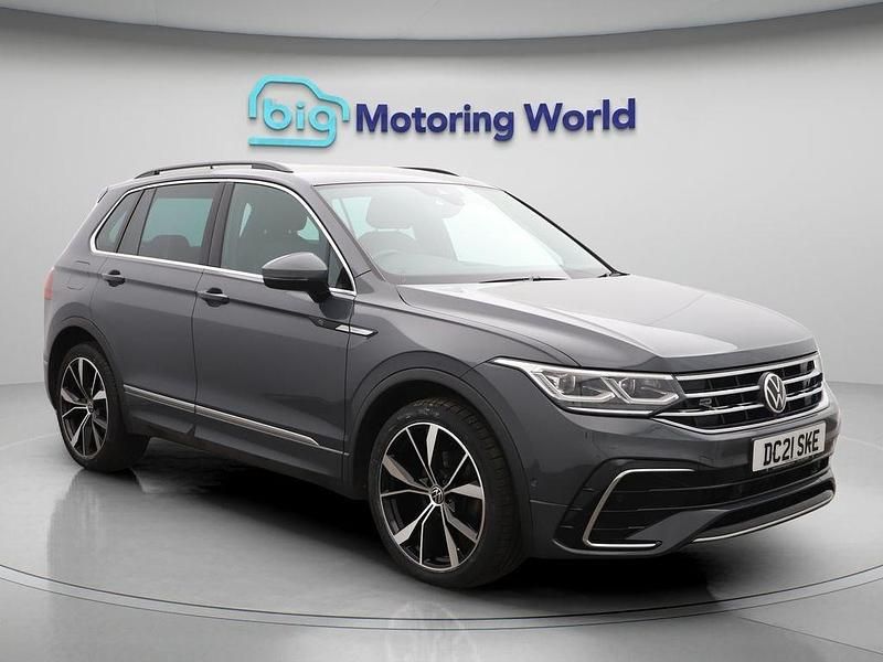 Grey Used 2021 VW Tiguan R-line SUV | £21,500 (Good price) - Image 1/4