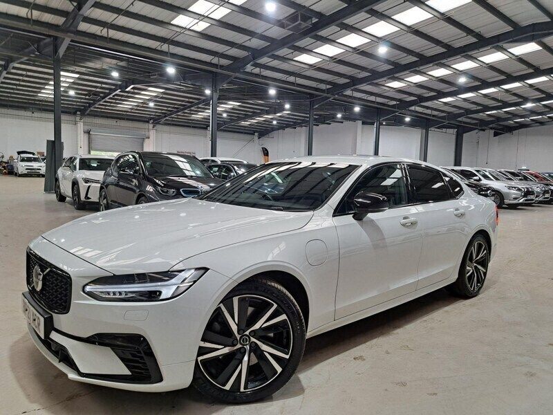 White Used 2021 Volvo S90 R-Design Sedan | £19,880 (Fair price) - Image 1/4
