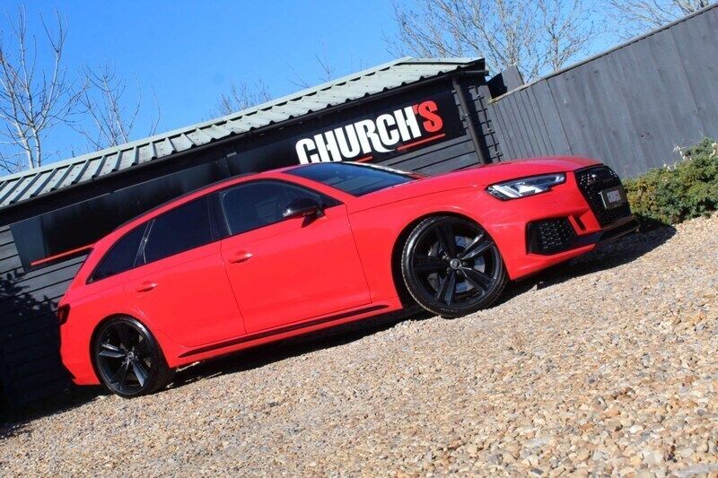 Red Used 2019 Audi RS4 Sport Estate | £34,990 (Good price) - Image 1/4