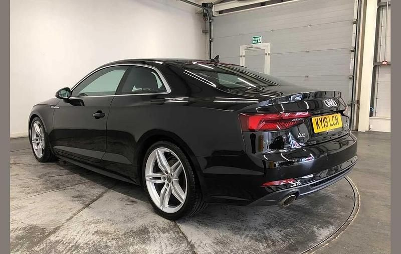 Used Audi A5 S-Line 147 HP (108 kW) 2019 Black Coupe