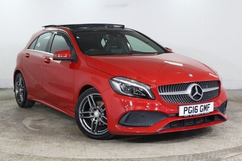 Red Used 2016 Mercedes A200 AMG line Hatchback | £14,975 (Fair price) - Image 1/4