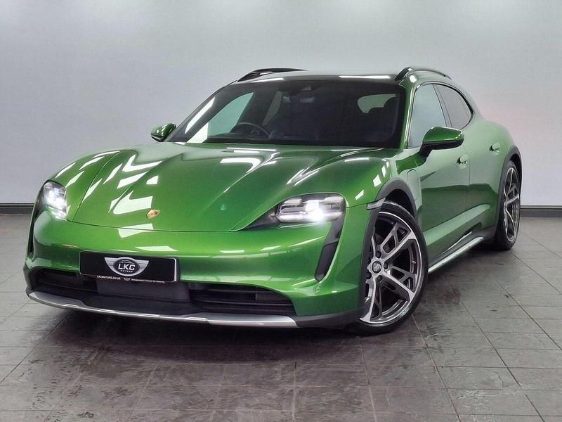 Green Used 2021 Porsche Taycan Cross Turismo Estate | £49,990 (Good price) - Image 1/4