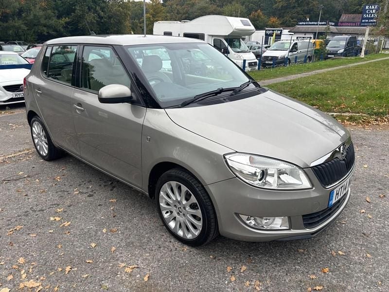 Beige Used 2014 Skoda Fabia Elegance Hatchback | £6,995 (Good price) - Image 1/4