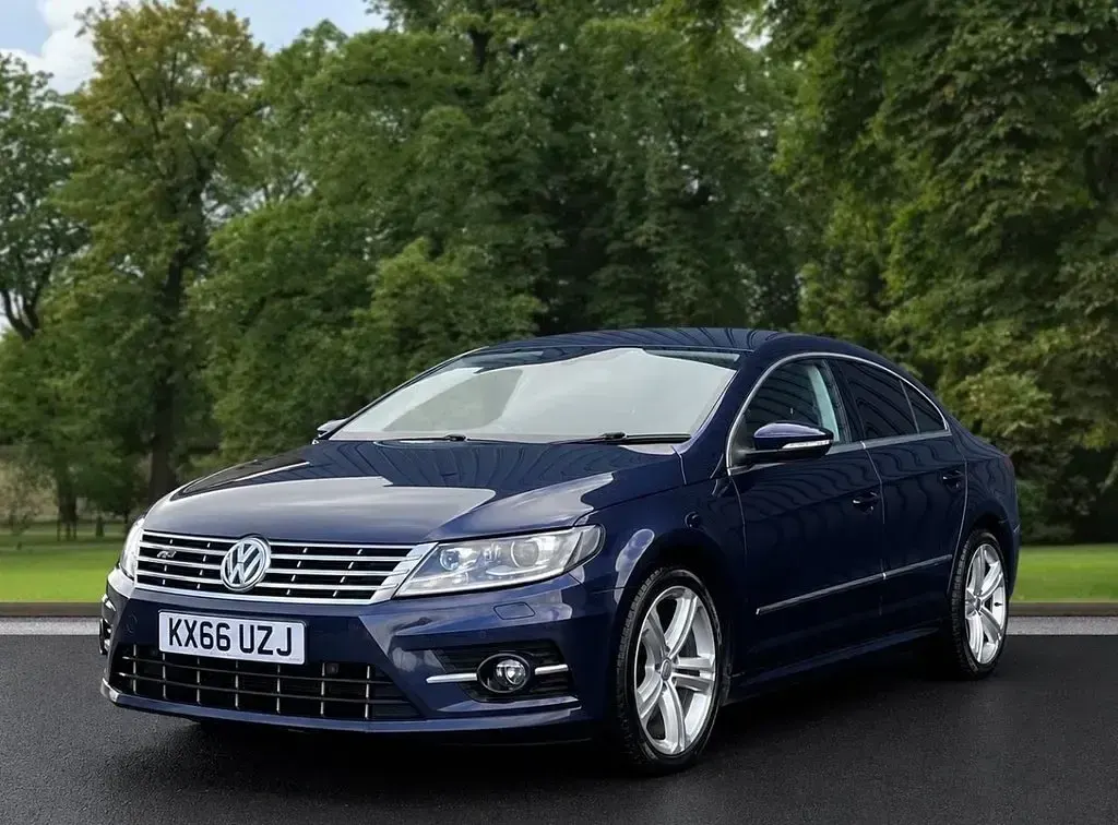 Used VW CC R-line 184 HP (135 kW) 2016 Blue Sedan