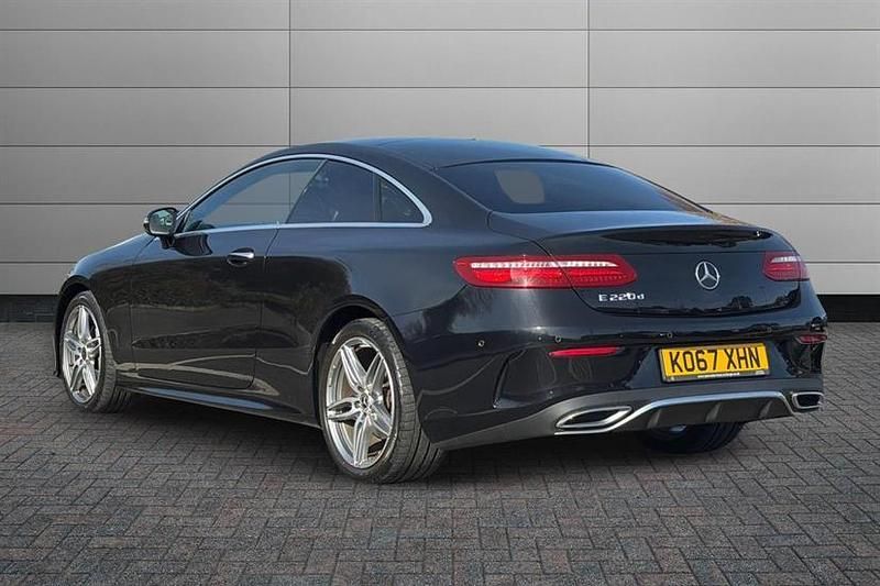 Used Mercedes E220 AMG Line Premium 194 HP (142 kW) 2018 Black Coupe
