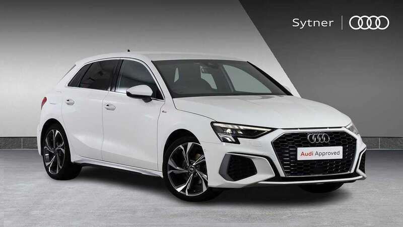 White Used 2022 Audi A3 S-Line Hatchback | £23,500 (Fair price) - Image 1/4