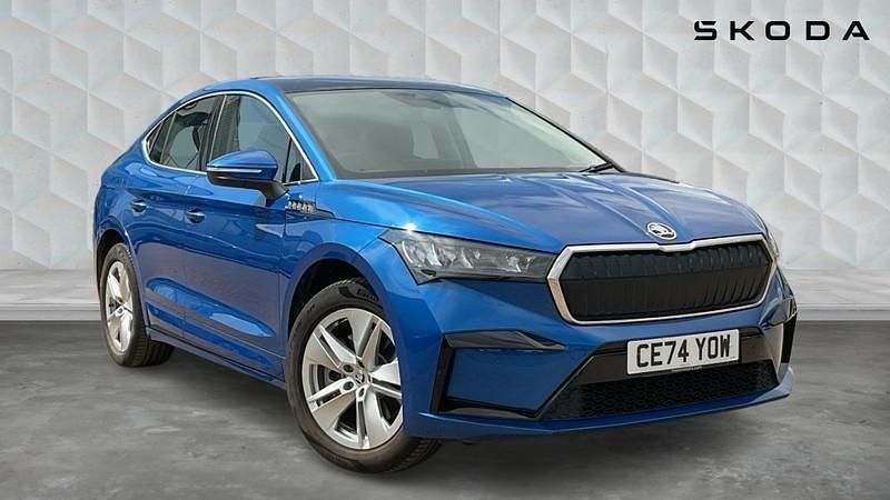 Blue Used 2024 Skoda Enyaq iV SUV | £28,000 (Fair price) - Image 1/4