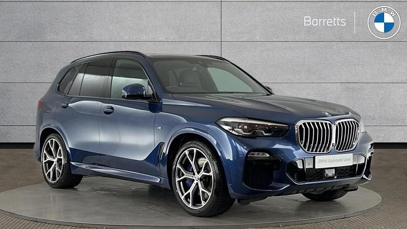 Blue Used 2019 BMW X5 M Sport SUV | £36,995 (Fair price) - Image 1/4