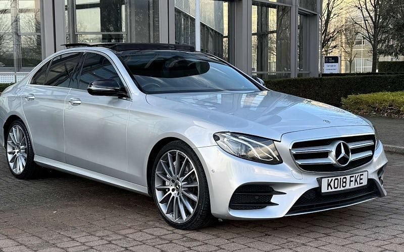 Silver Used 2018 Mercedes E350 AMG Line Premium Sedan | £16,260 (Good price) - Image 1/4