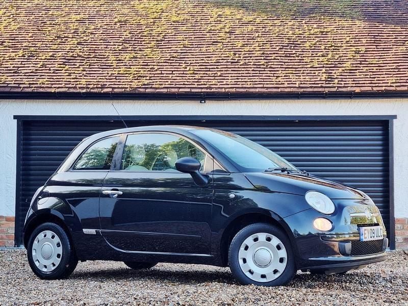 Black Used 2009 Fiat 500 Pop Hatchback | £2,395 (Fair price) - Image 1/4