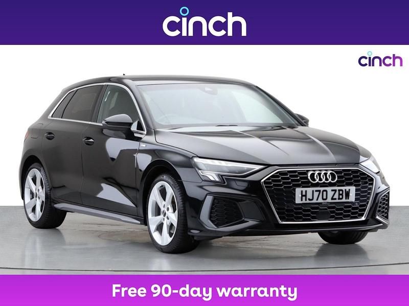Black Used 2020 Audi A3 S-Line Hatchback | £16,599 (A bit pricey) - Image 1/3