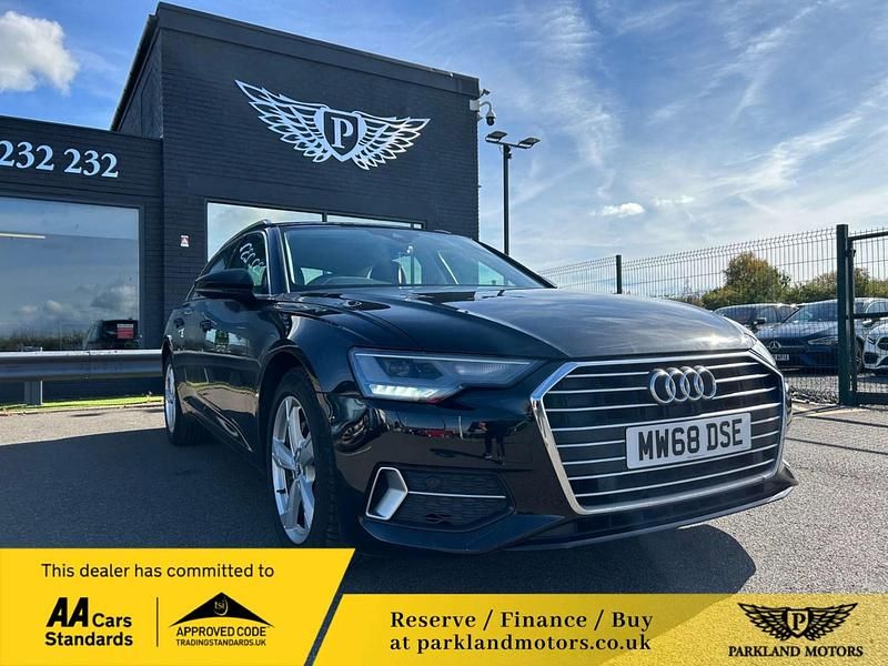 Black Used 2018 Audi A6 Sport Estate | £18,295 (Fair price) - Image 1/4