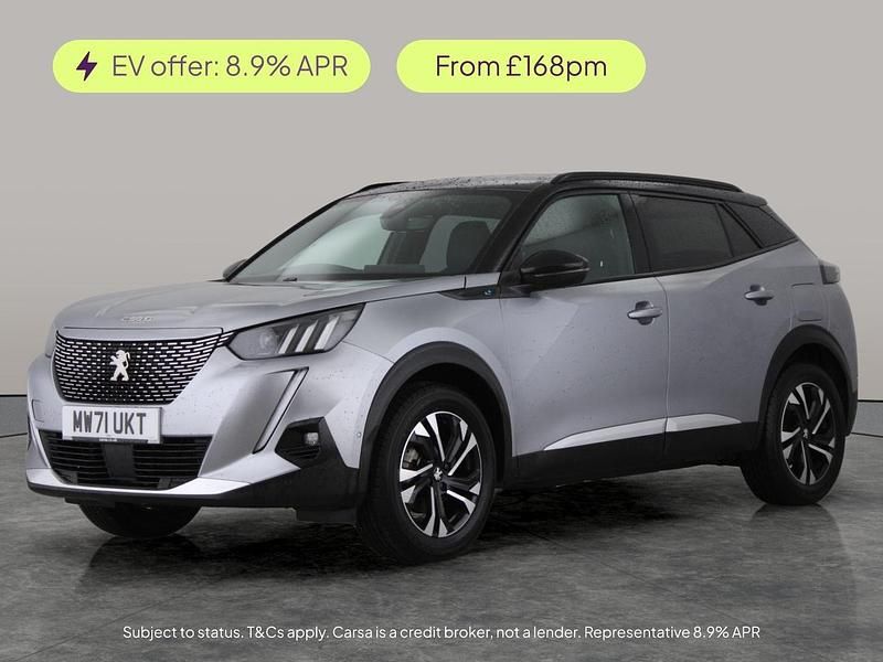 Grey Used 2021 Peugeot e-2008 GT SUV | £11,438 (Fair price) - Image 1/2