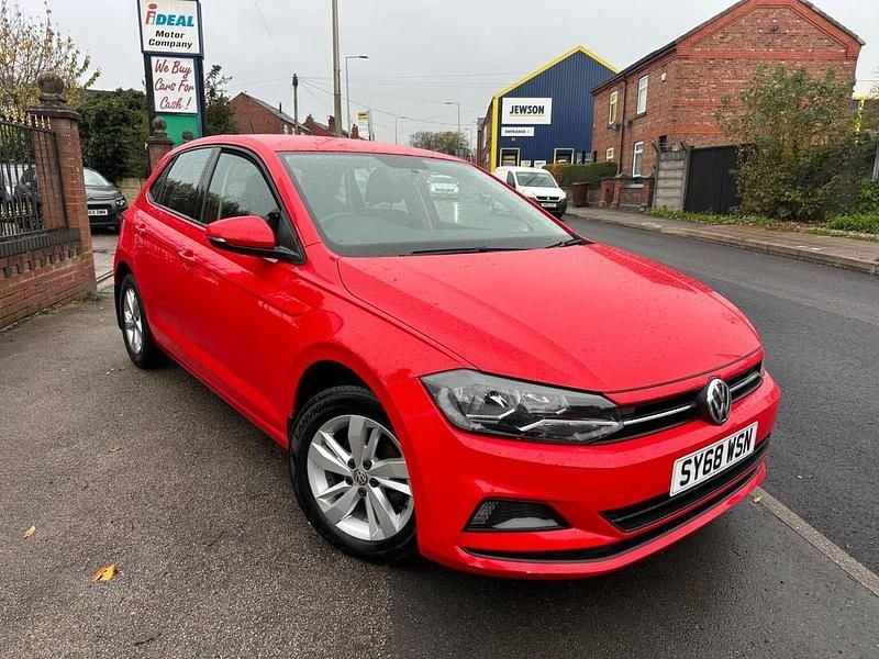 Used VW Polo SE 95 HP (69 kW) 2018 Red Hatchback