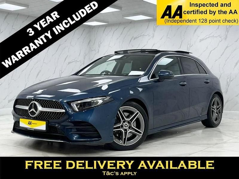 Blue Used 2020 Mercedes A220 AMG Line Premium Plus Hatchback | £18,995 (Fair price) - Image 1/2