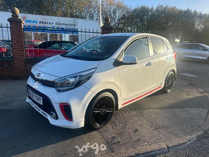 Used Kia Picanto GT-Line S 83 HP (61 kW) 2017 White Hatchback