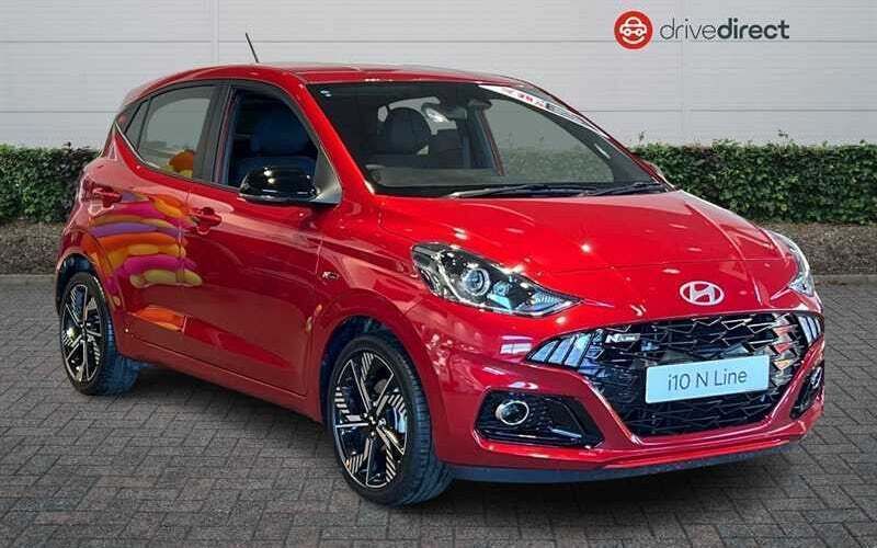 Pearl dragon red New 2025 Hyundai i10 N Line Hatchback | £17,179 (Good price) - Image 1/4