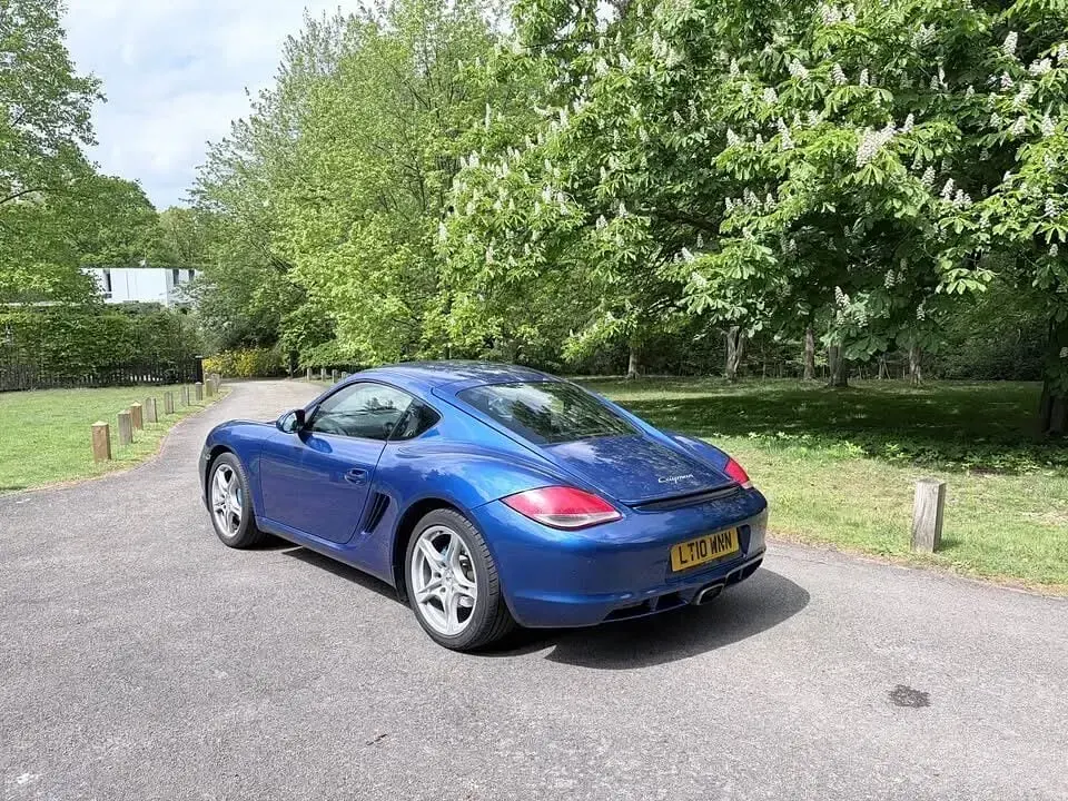 Used Porsche Cayman 265 HP (194 kW) 2010 Blue Coupe