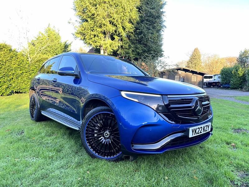 Used Mercedes EQC400 AMG Line Premium Plus 300 kW (408 HP) 2022 Blue SUV