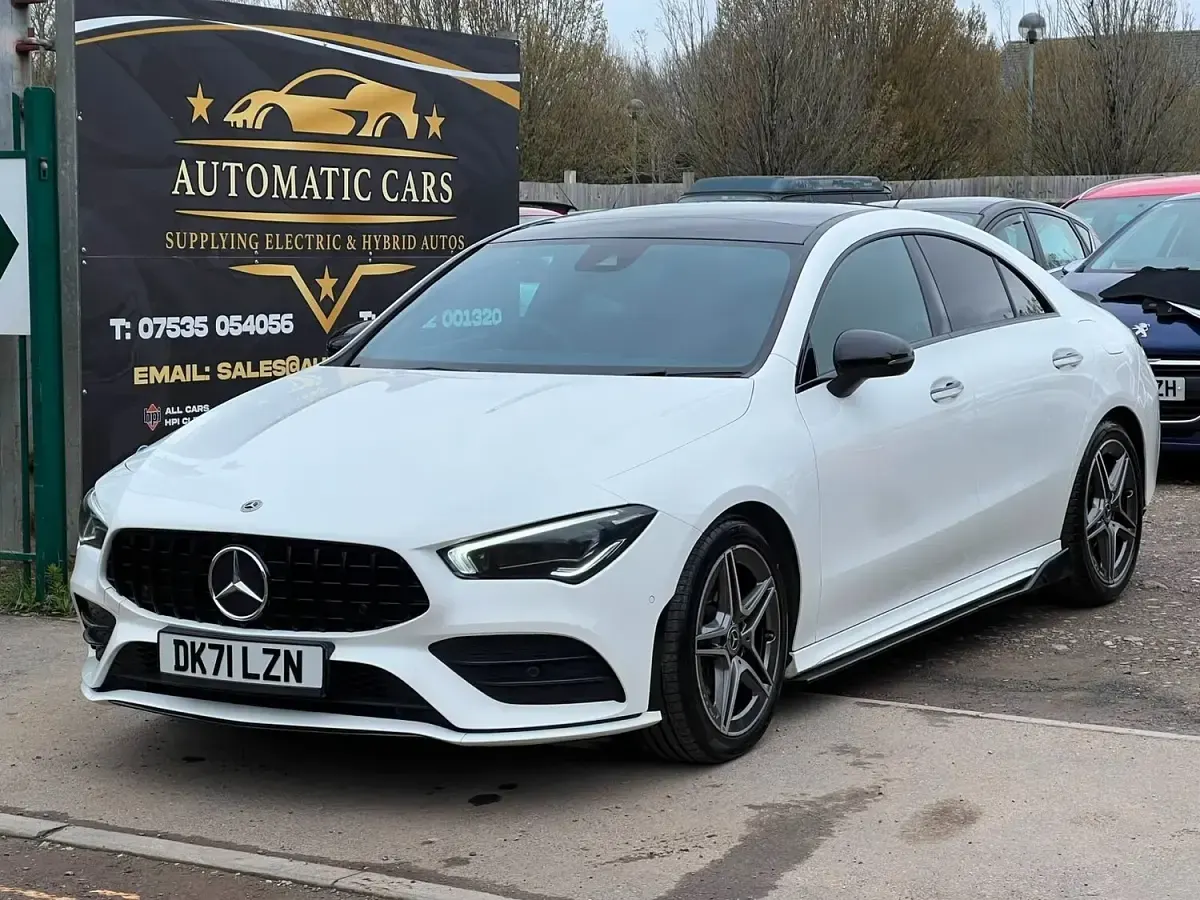 Used Mercedes CLA220 AMG Line Premium Plus 2021 White Coupe