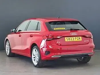 Used Audi A3 Sport 110 HP (80 kW) 2023 Red Sedan