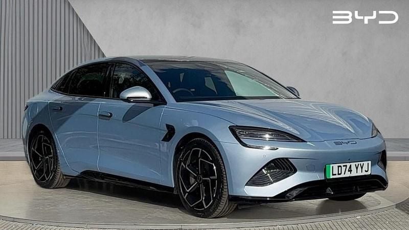 Ice blue Used 2024 BYD Seal Sedan | £34,330 (Super price) - Image 1/4