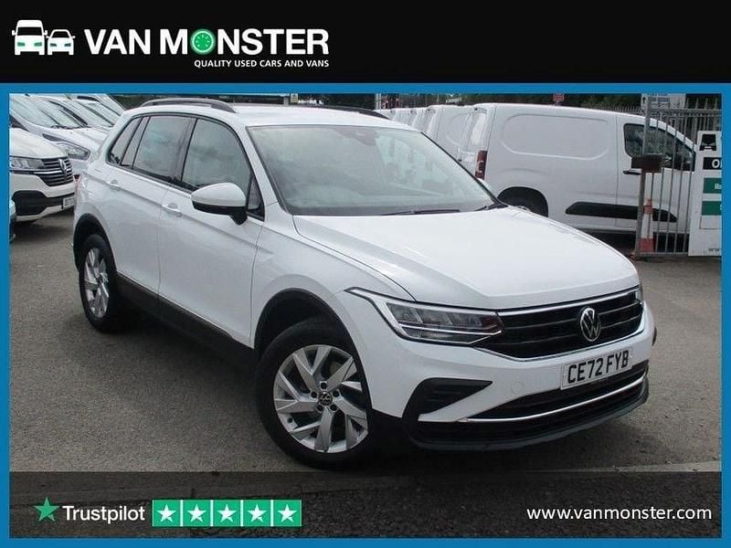 White Used 2022 VW Tiguan Life SUV | £17,739 (Good price) - Image 1/4
