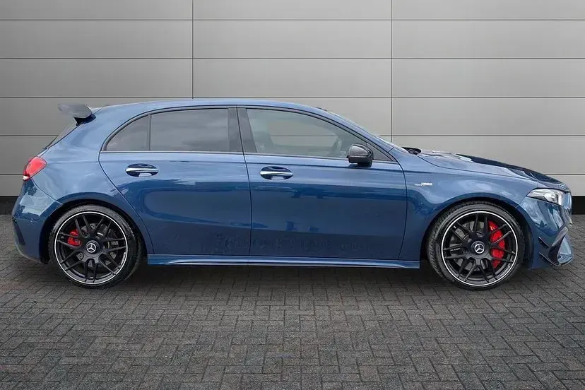 Used Mercedes A45 AMG AMG 421 HP (309 kW) 2023 Blue Hatchback