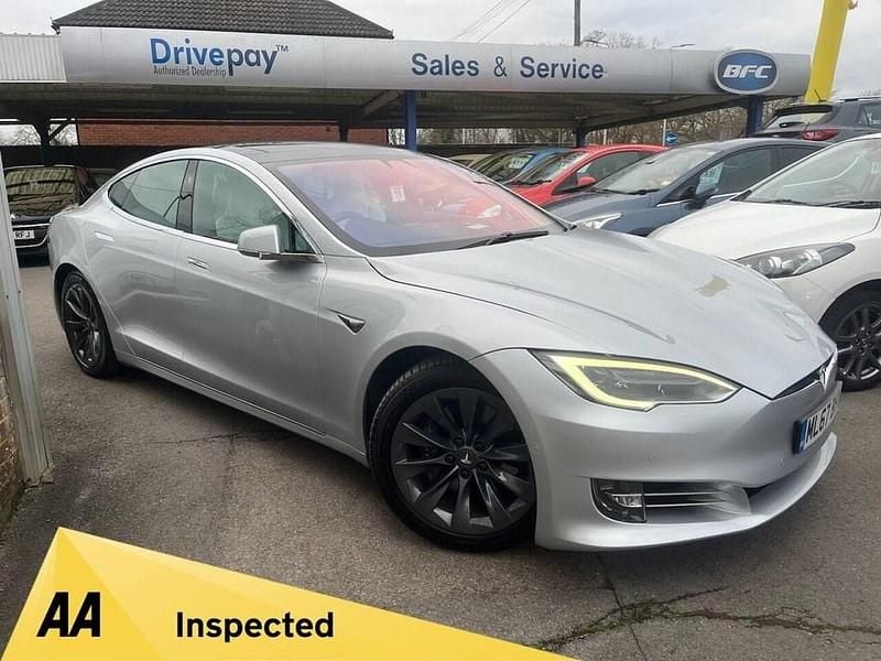 Silver Used 2017 Tesla Model S Hatchback | £17,999 (Expensive) - Image 1/4