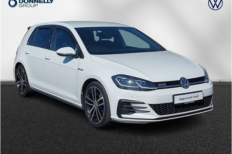 White Used 2019 VW Golf VII GTD Hatchback | £17,490 (Fair price) - Image 1/4