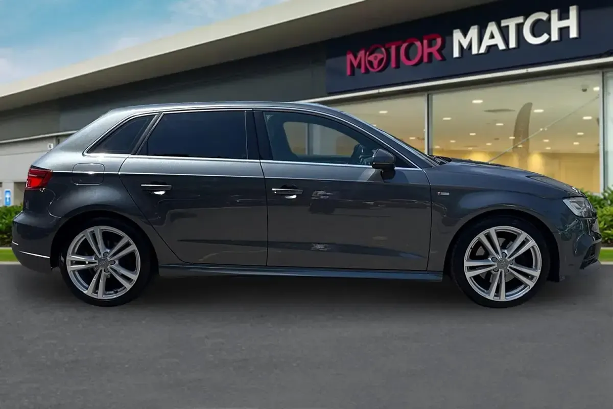 Used Audi A3 Sportback S-Line 190 HP (139 kW) 2017 Grey Hatchback