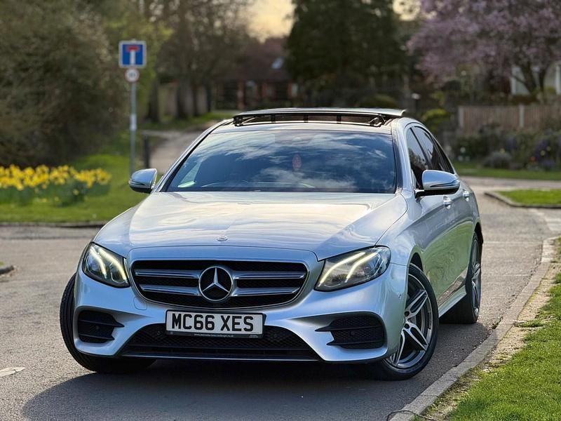 Used Mercedes E220 AMG Line Premium 2017 Silver Sedan